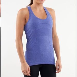 Lululemon Run: Swiftly Racerback Tank Top Blue
